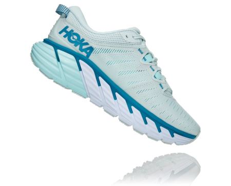 Hoka Gaviota 3 Road - Sapatos Ortopédicos Mulher Azuis | PT-5ADyPCr